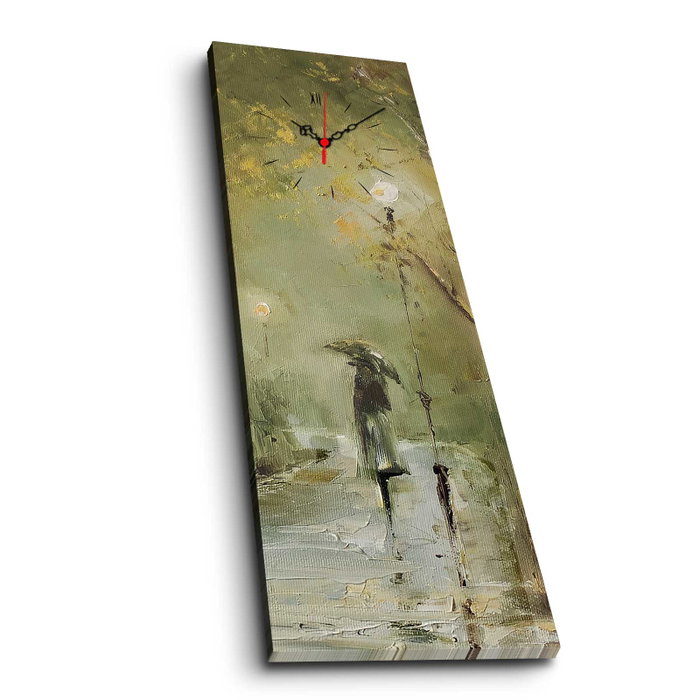 Wallity 3090CS-49 Reloj de pared de lienzo decorativo Multicolor